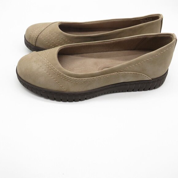 Easy Street Women's Brown Slip-On Flats With Comfort Sole 9.5 NEW - Picture 6 of 7